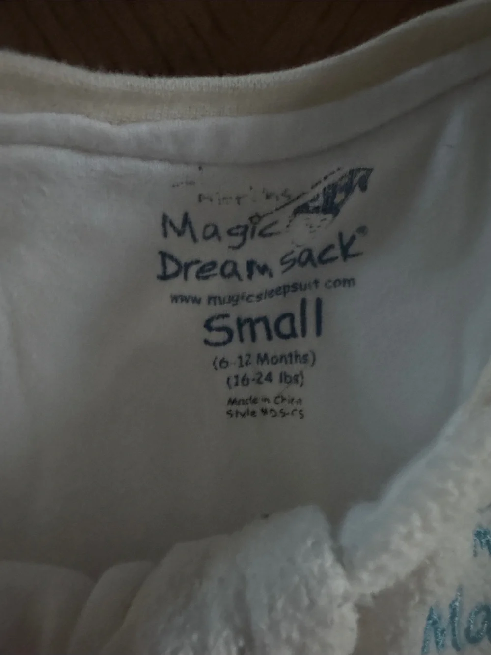 Baby Merlin’s Magic DreamSack -Cream Fleece Kids Sleep Sack